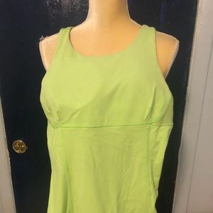 Tank top with bra as is